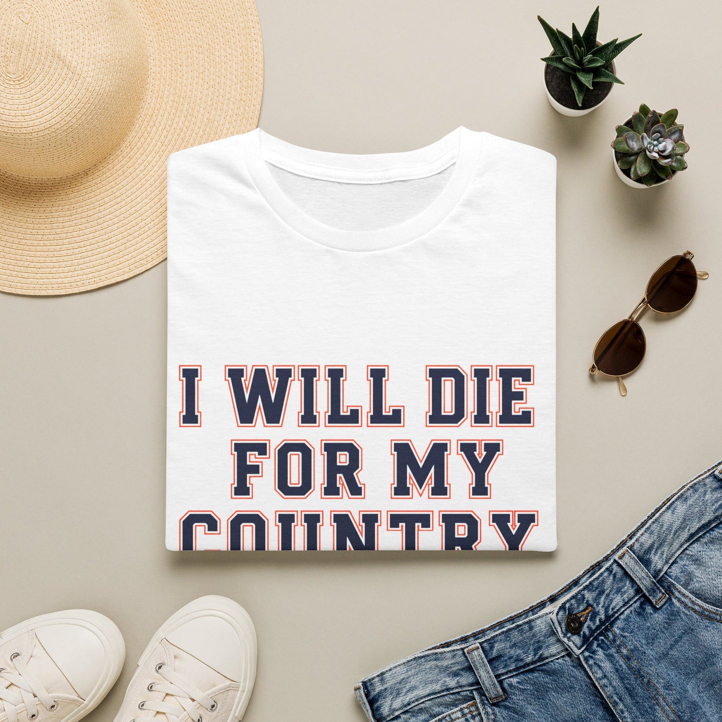 I Will Die For My Country Charlottesville Tee