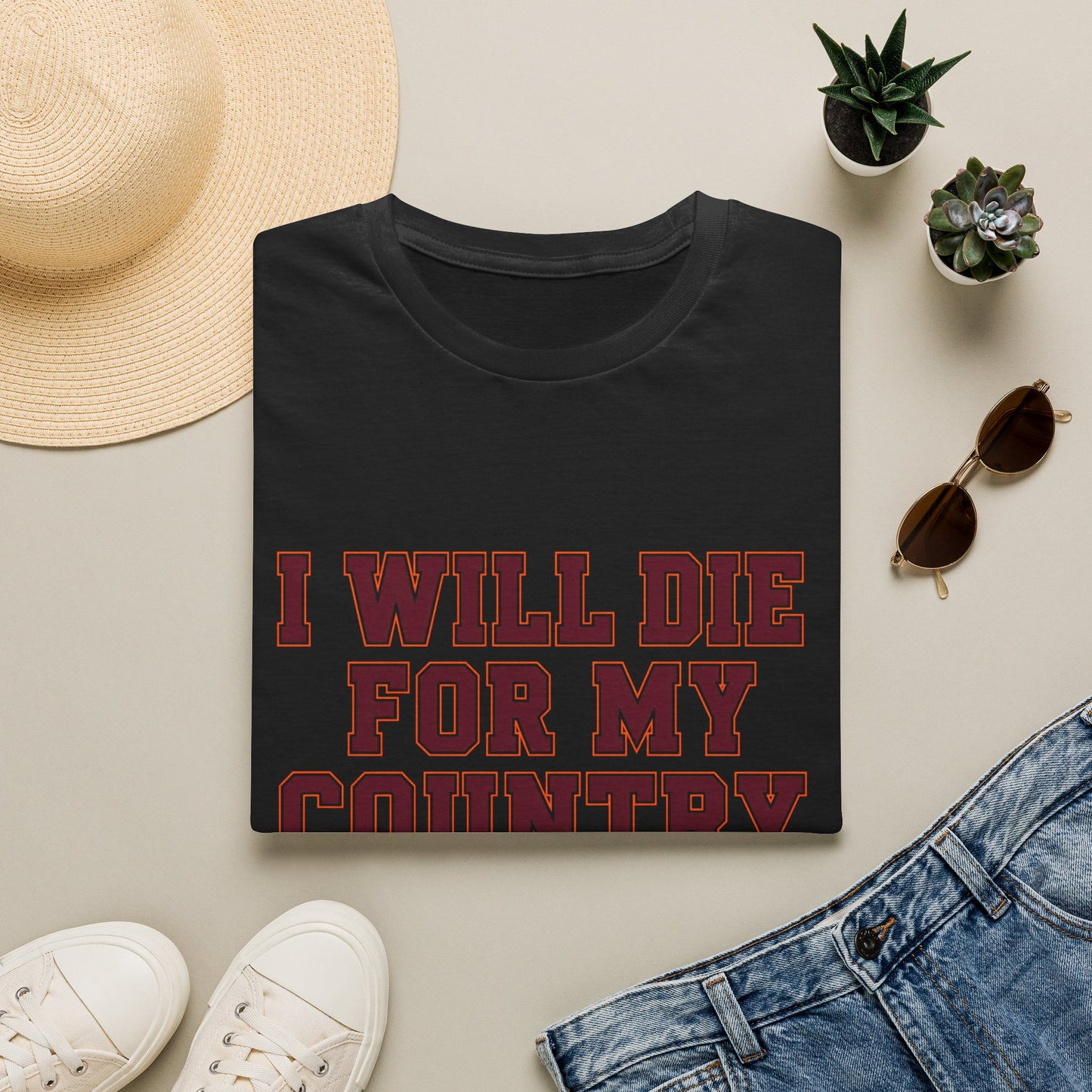 I Will Die For My Country Blacksburg Tee