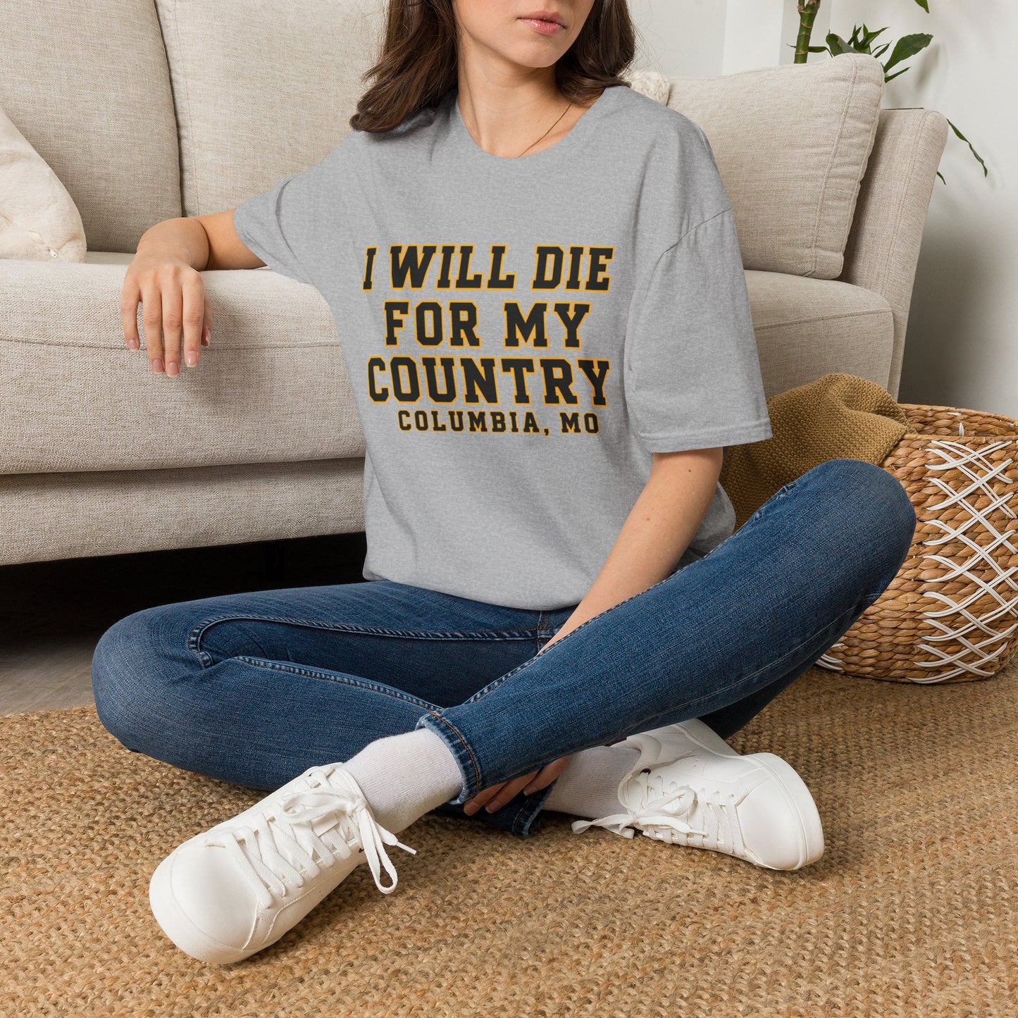 I Will Die For My Country Columbia Tee