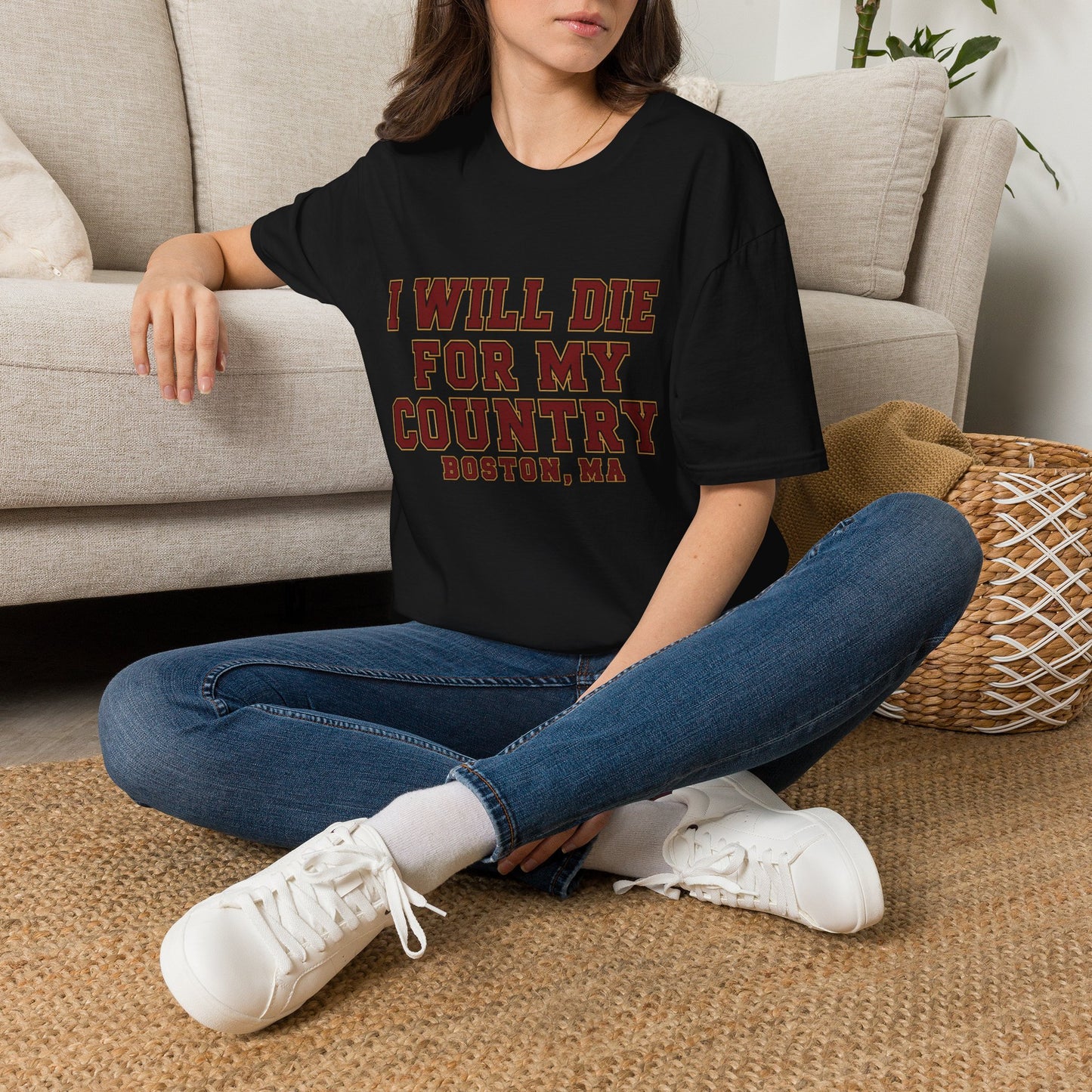 I Will Die For My Country Boston Tee