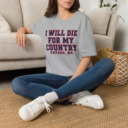 I Will Die For My Country Oxford Tee