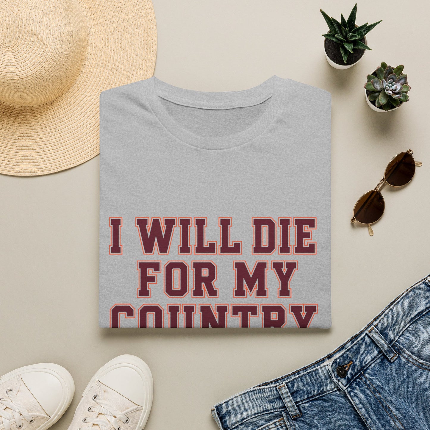 I Will Die For My Country Blacksburg Tee