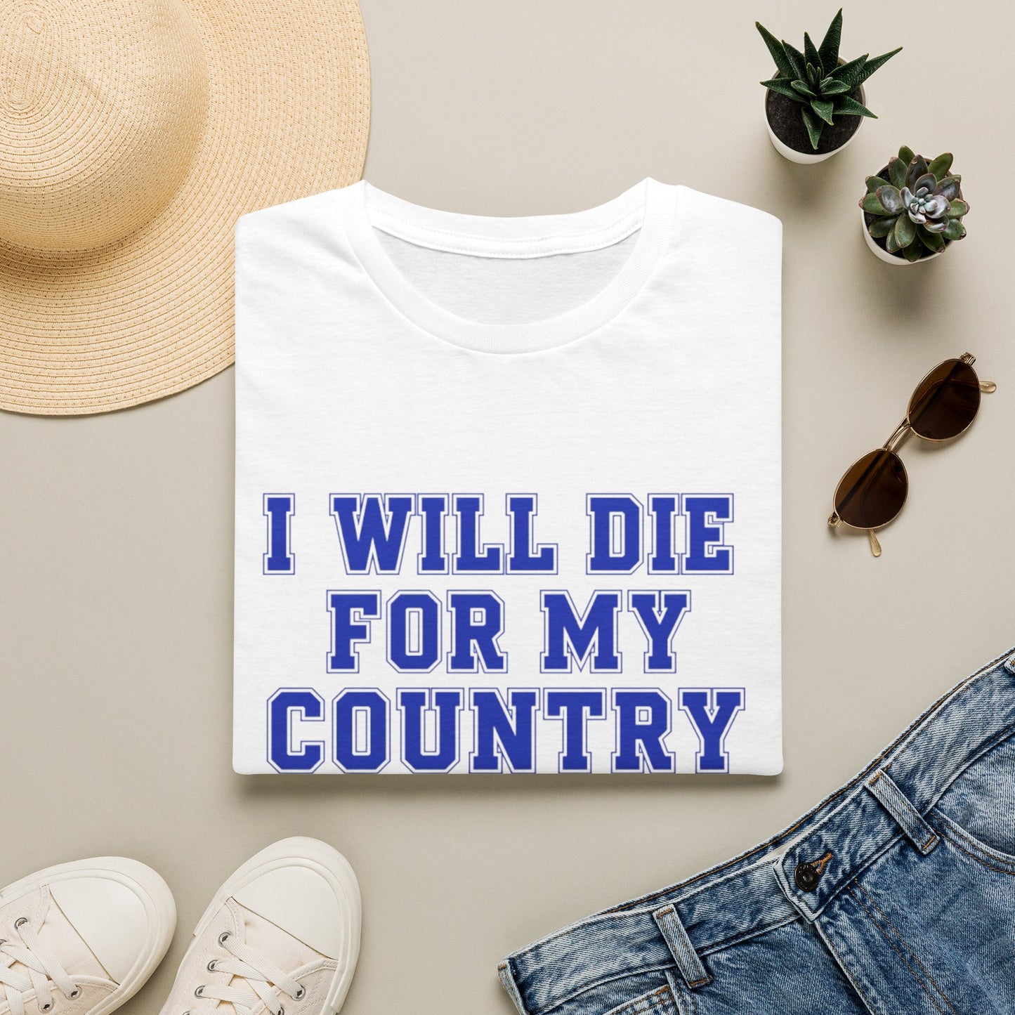 I Will Die For My Country Lexington Tee