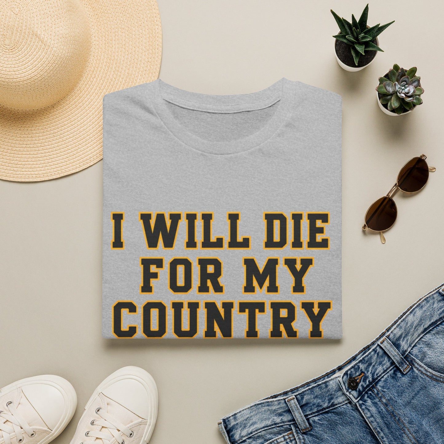 I Will Die For My Country Columbia Tee