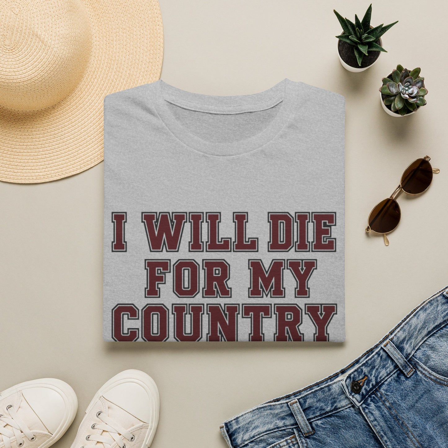 I Will Die For My Country Columbia Tee