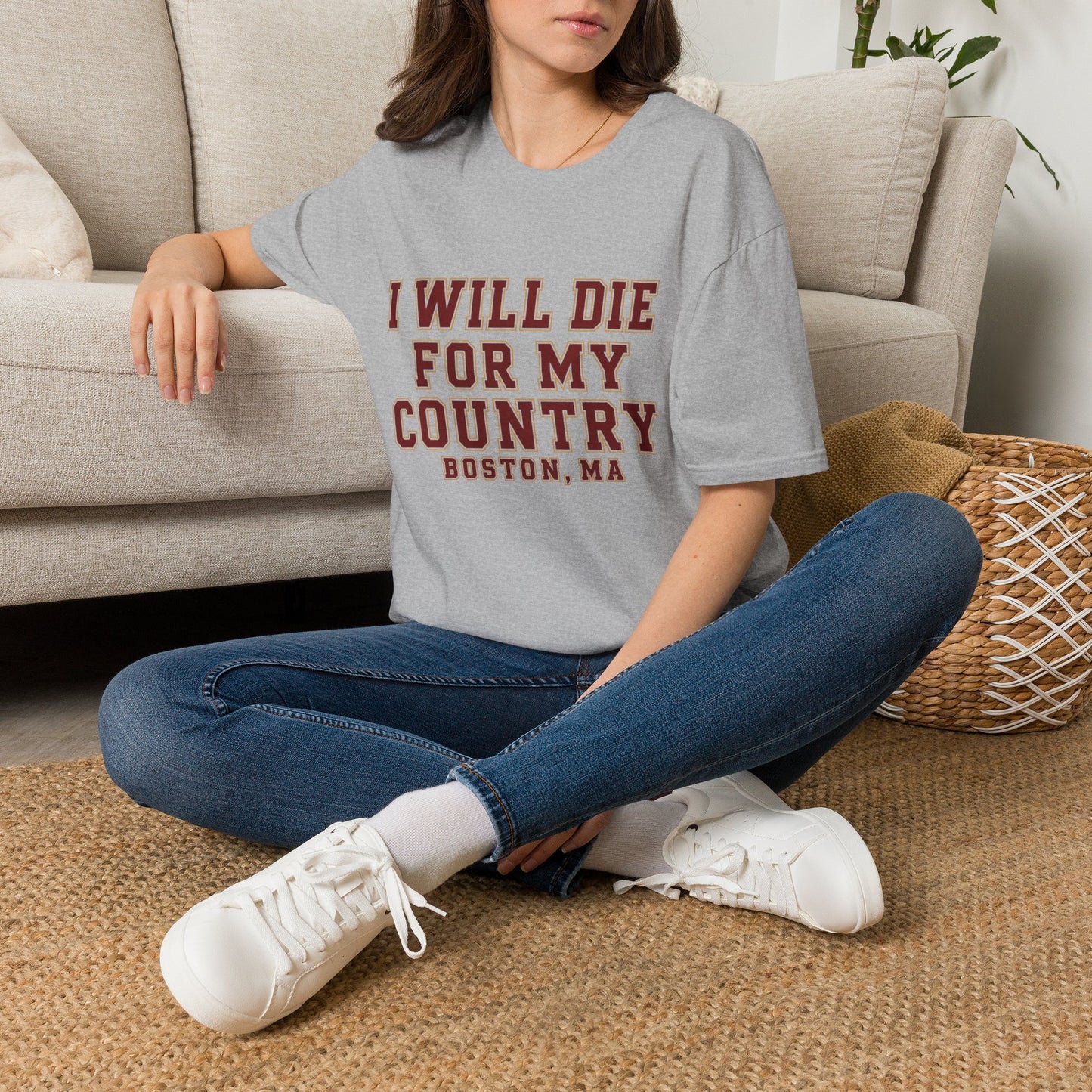 I Will Die For My Country Boston Tee
