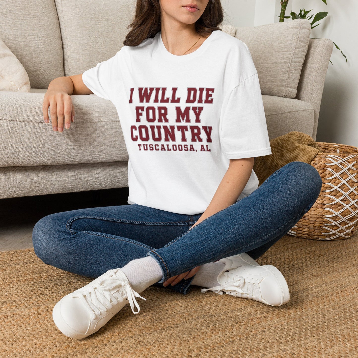 I Will Die For My Country Tuscaloosa Tee