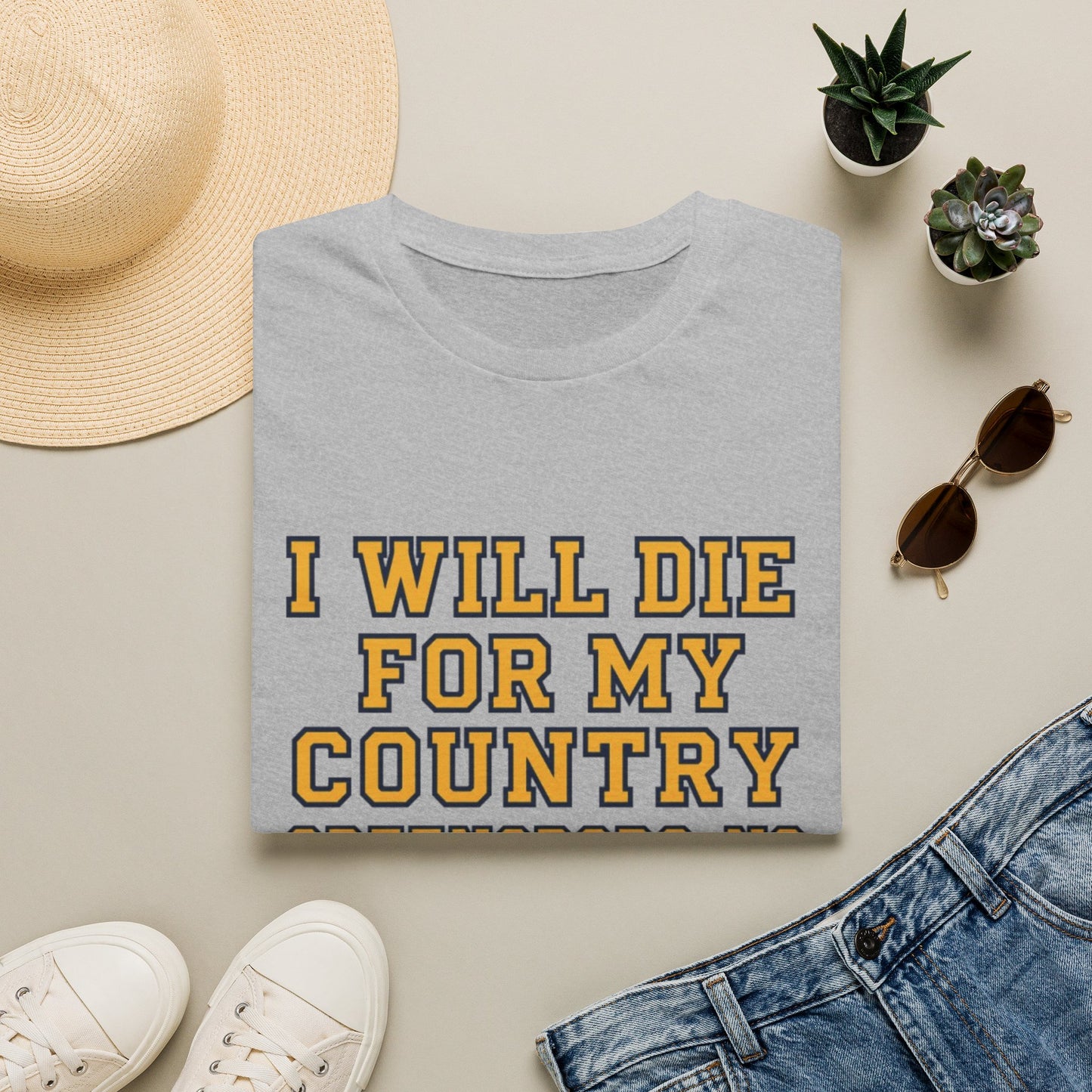 I Will Die For My Country Greensboro Tee