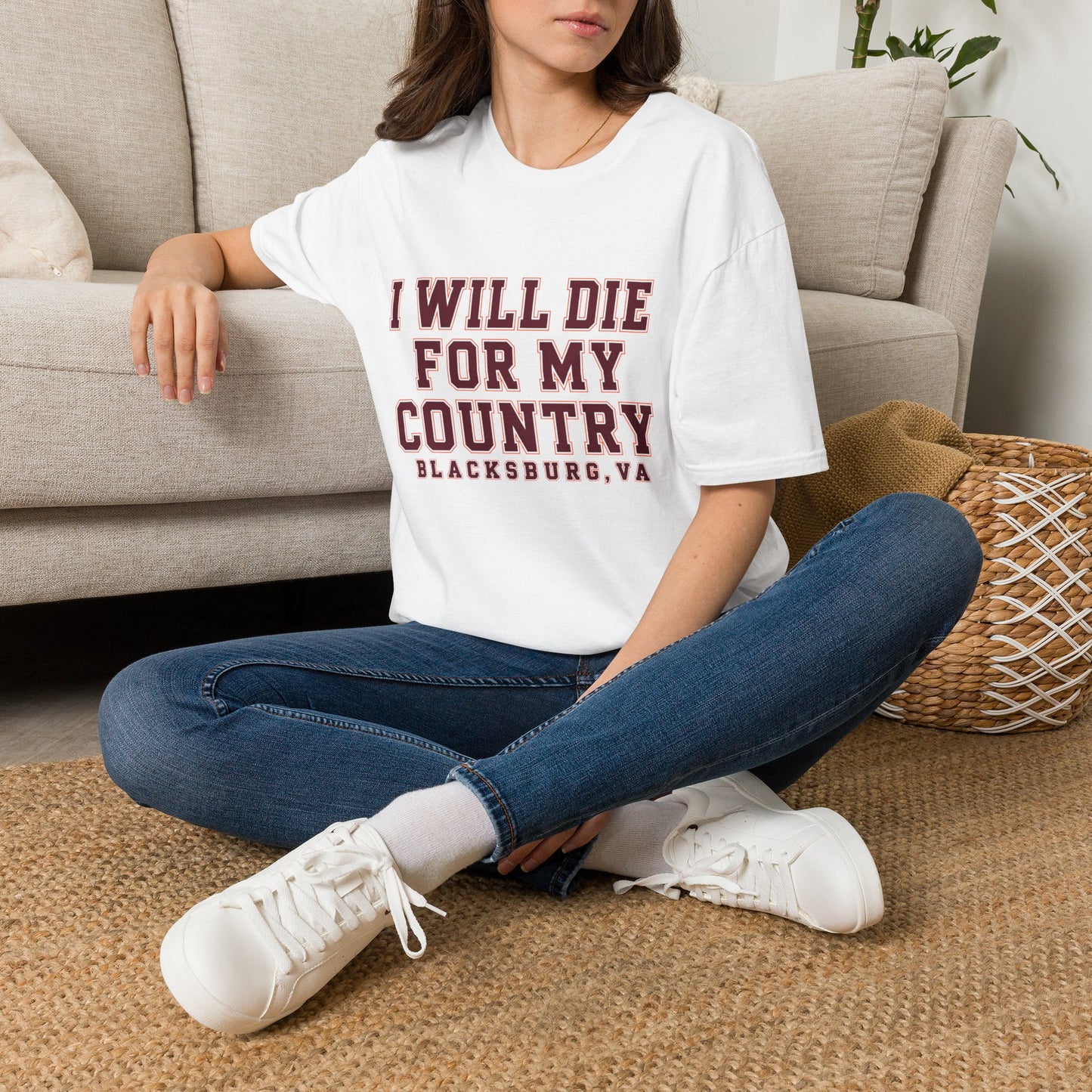 I Will Die For My Country Blacksburg Tee