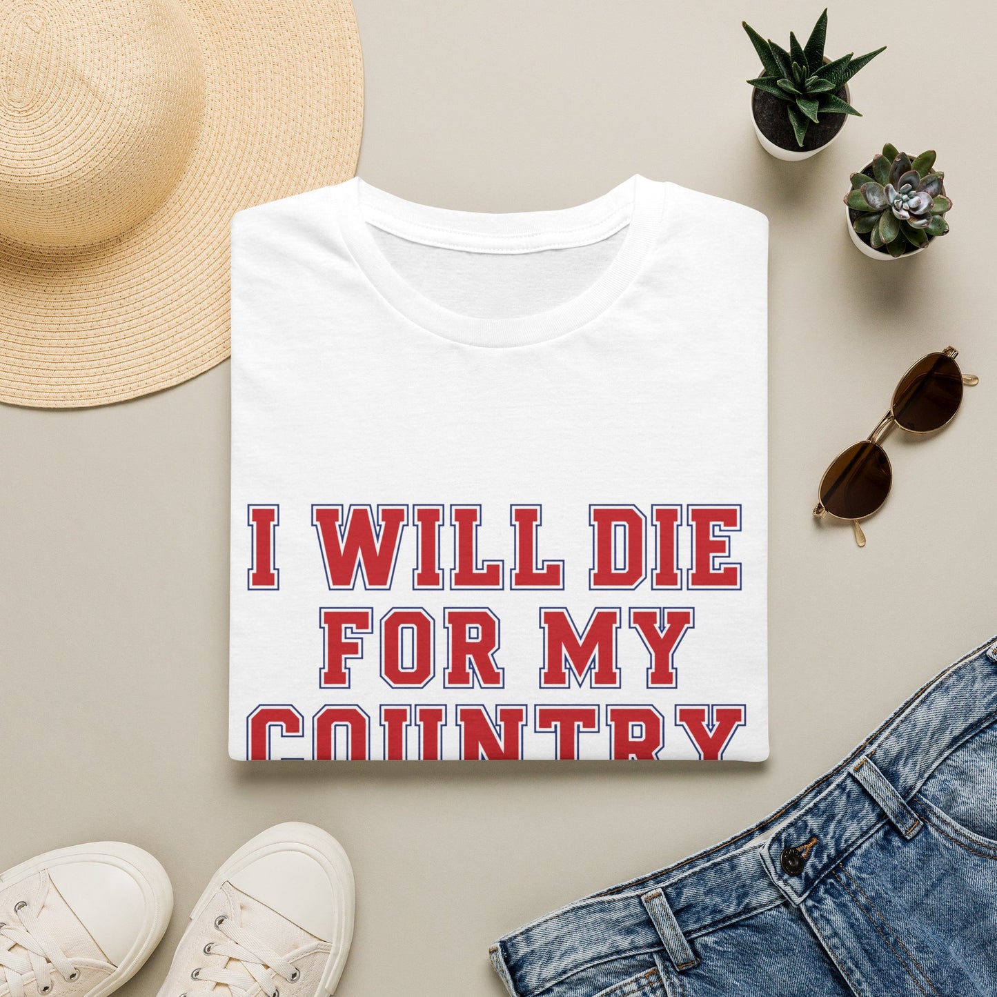I Will Die For My Country Tee
