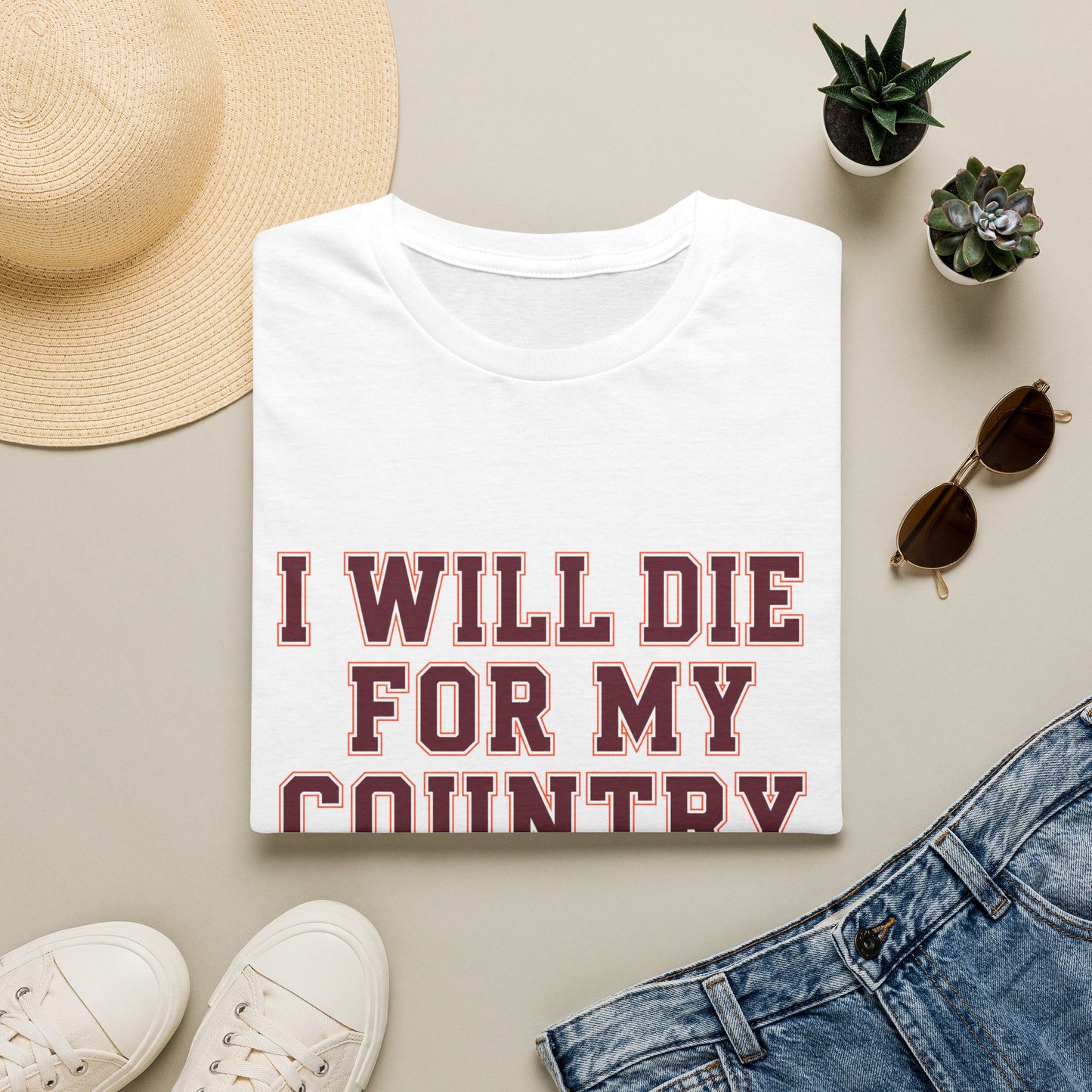 I Will Die For My Country Blacksburg Tee