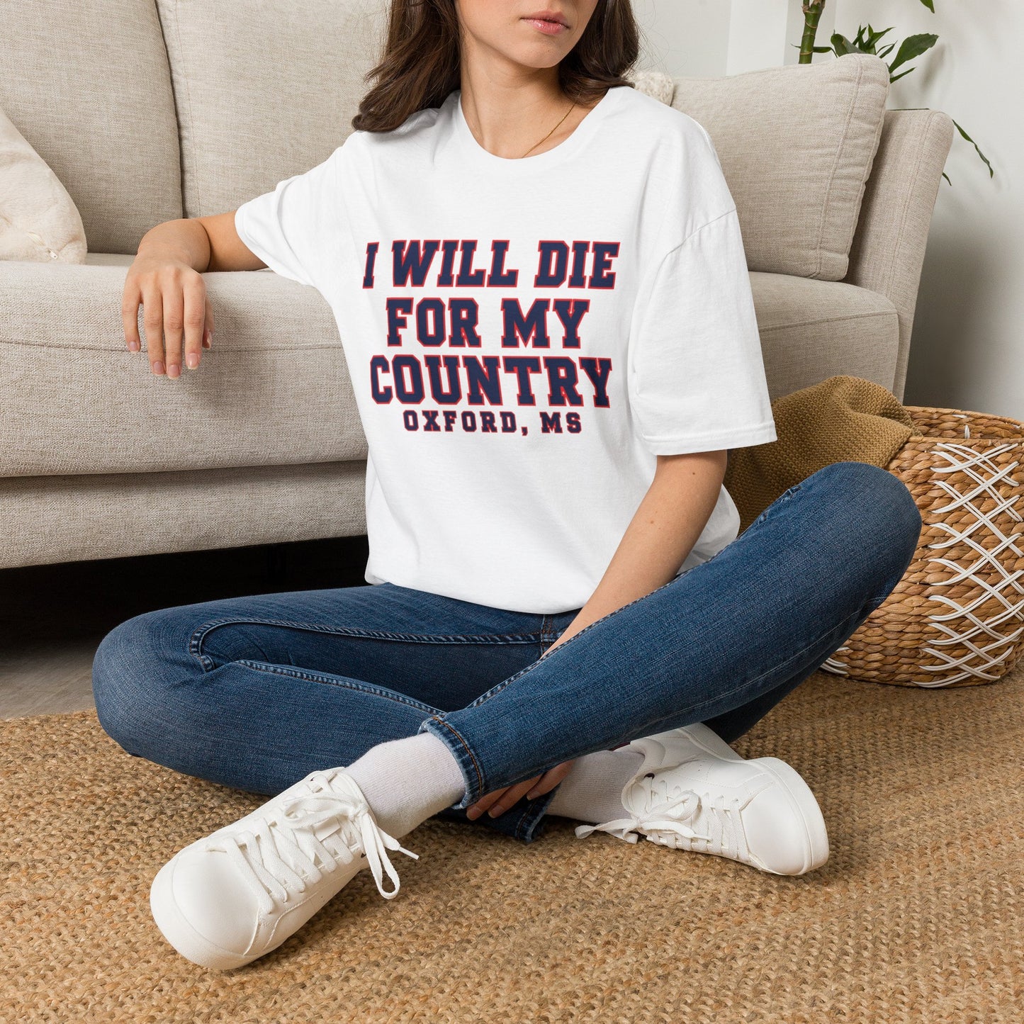 I Will Die For My Country Oxford Tee