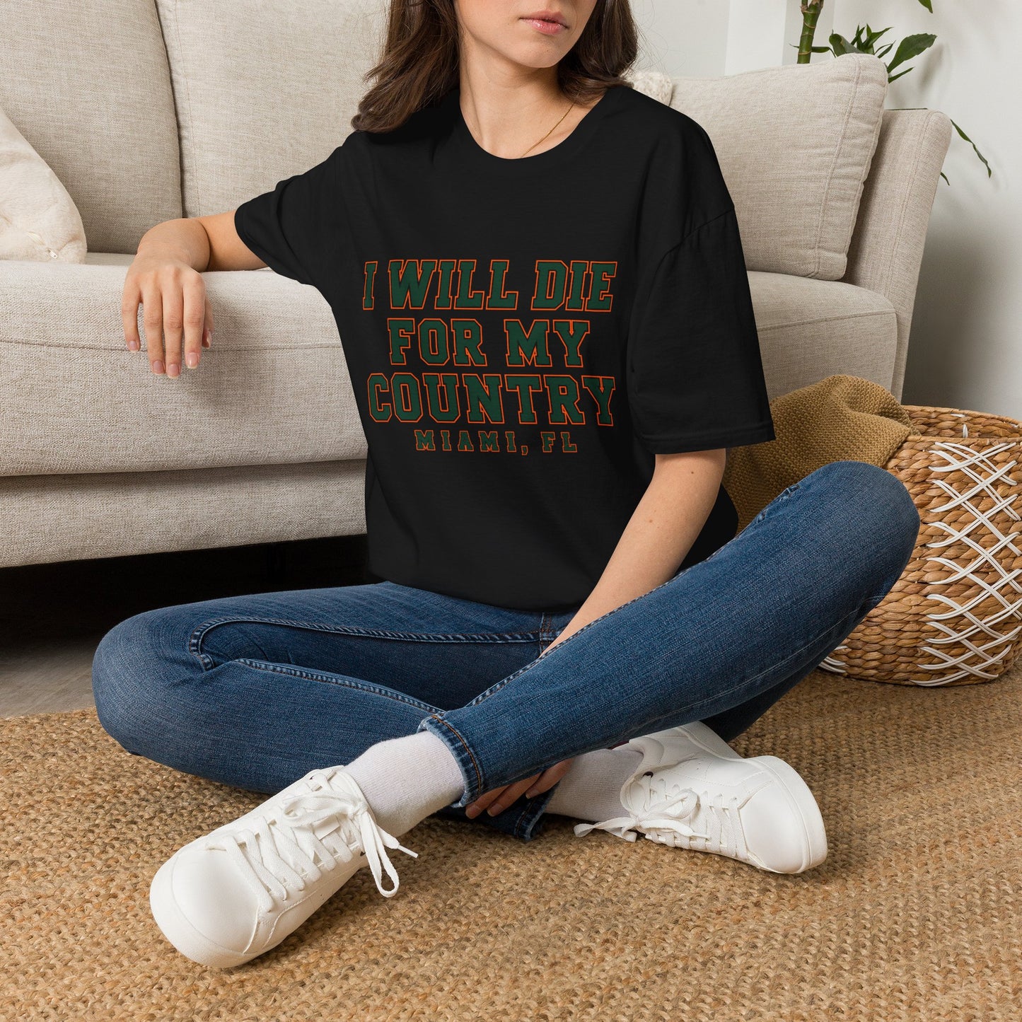 I Will Die For My Country Miami Tee